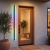 Outdoor Strip Wall Light Black Linear LED Integrated Light