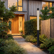 Residential Bollard Lights Modern Cylindrical LED Landscape Light