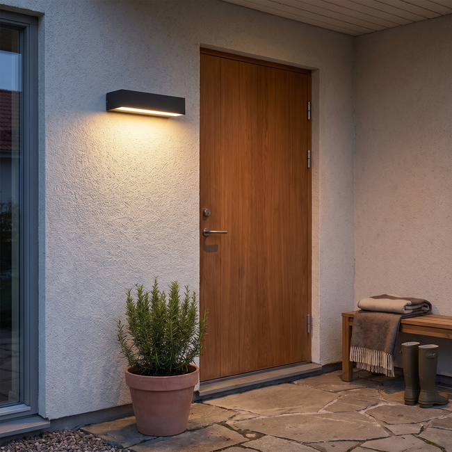 Exterior Porch Light Fixtures Modern Waterproof Door Number LED Light