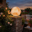 Wetherby Moon Pillar Light Globe Solar or Hardwired IP65