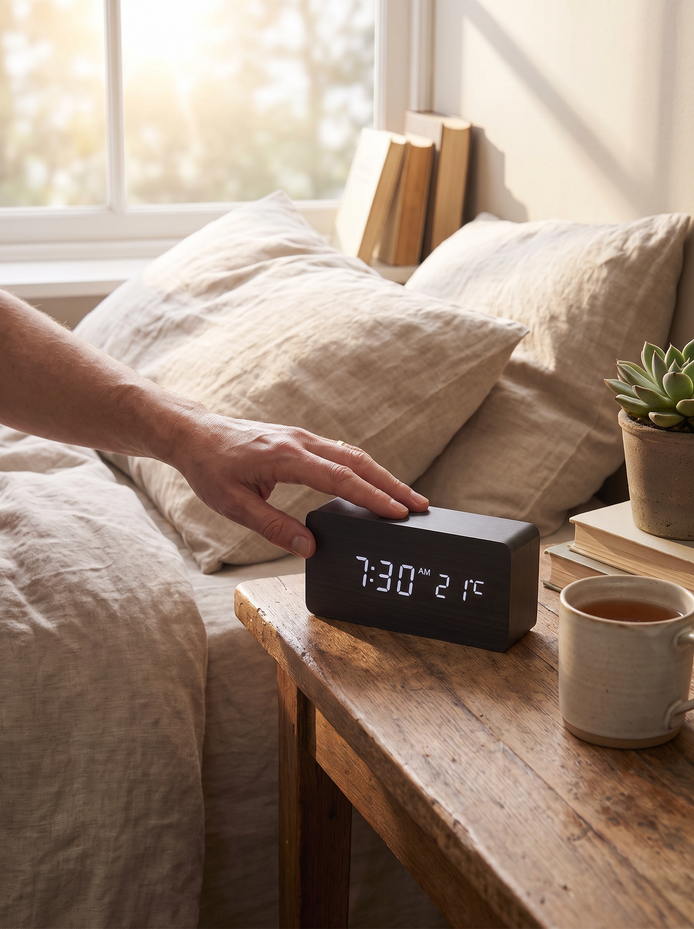 Rufford LED alarm clock, Three Alarms For Every Routine