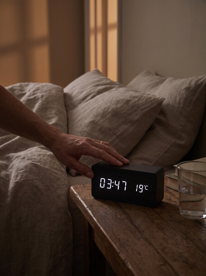 Rufford LED alarm clock, Check The Time In The Dark