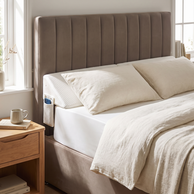 Troutbeck Gap Filler Wedge Pillow for Headboard Gaps
