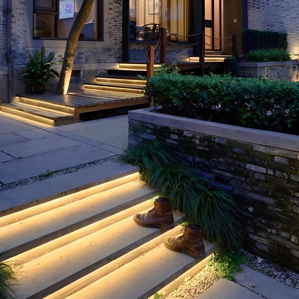 Silsden LED Stair Strip Light Flexible Silicone for Steps