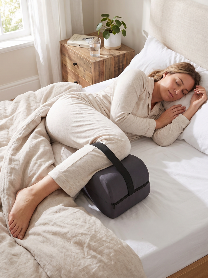 Embsay memory foam knee pillow, Made For Side Sleepers
