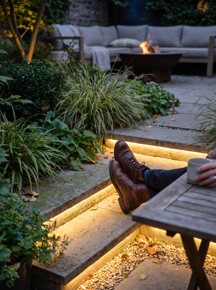 Silsden LED stair strip light, Indoors Or Out