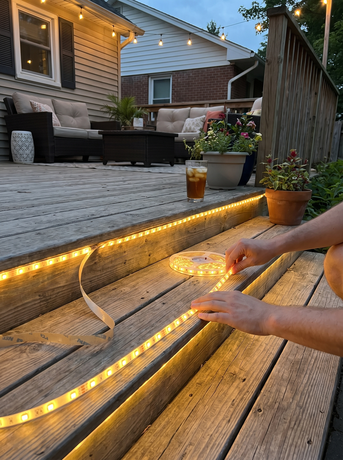 Silsden LED stair strip light, Choose Your Glow