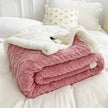 Axbridge Flannel and Lamb Velvet Blanket Two Layer Throw