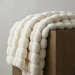 Sedgwick Faux Rabbit Fur Throw Blanket and Cushion