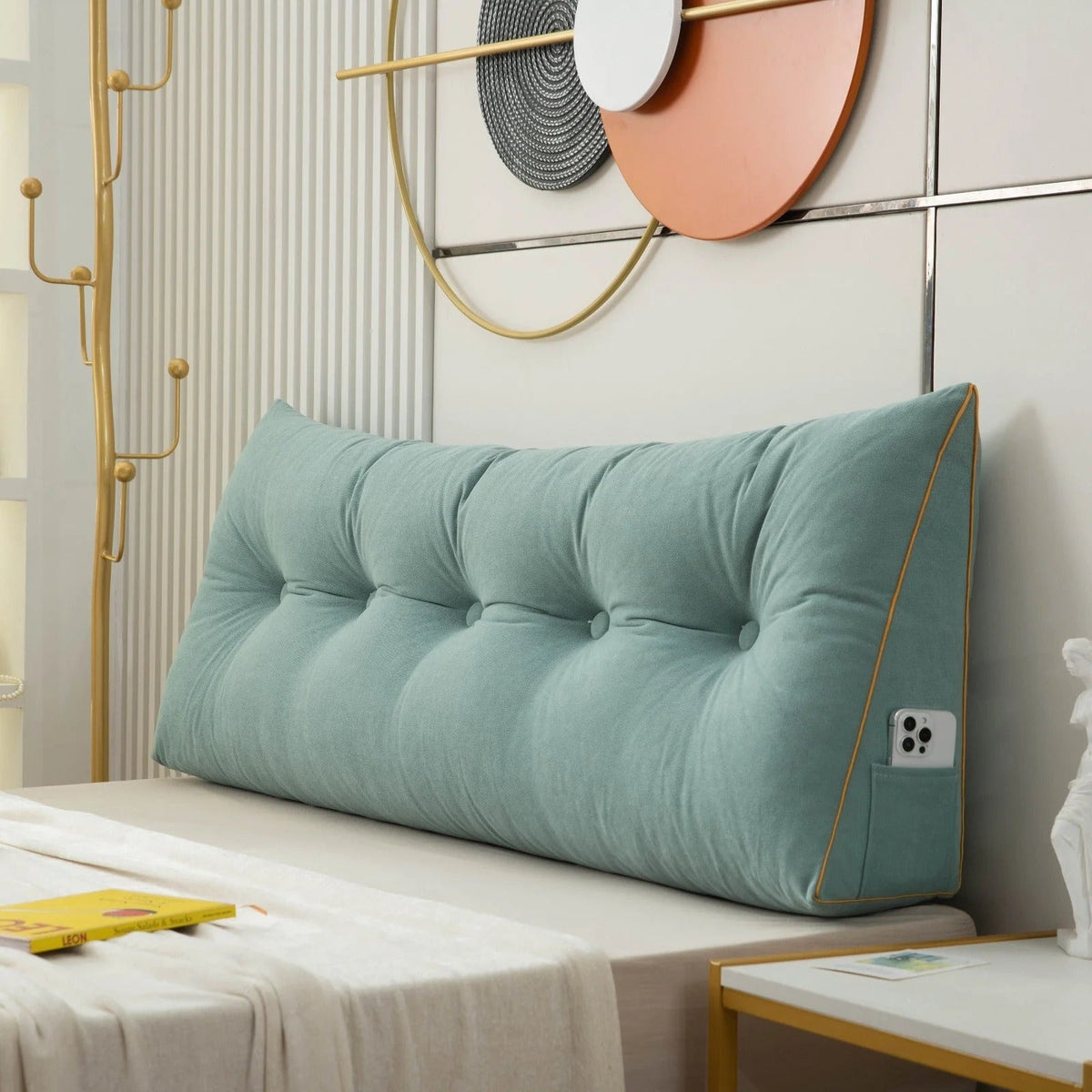 Kirkham Bed Wedge Pillow Headboard Backrest Five Sizes
