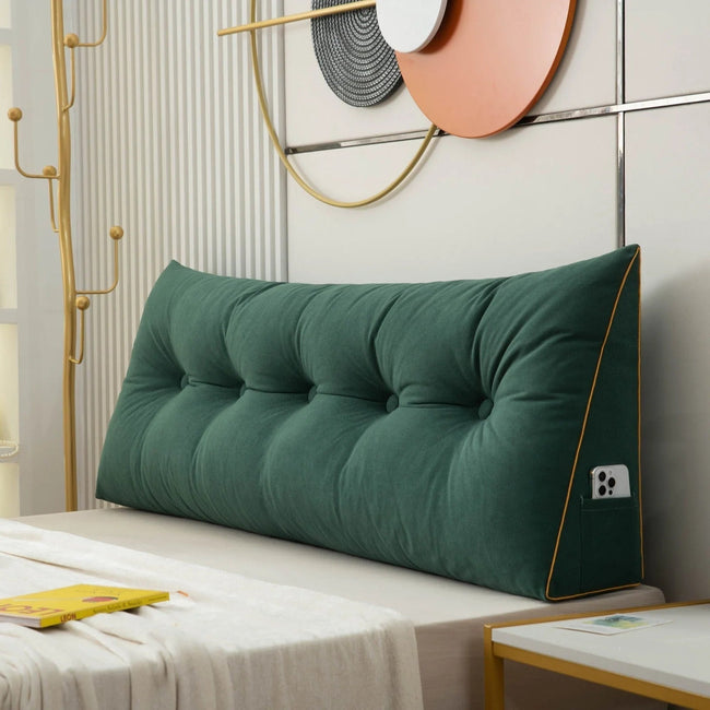 Kirkham Bed Wedge Pillow Headboard Backrest Five Sizes