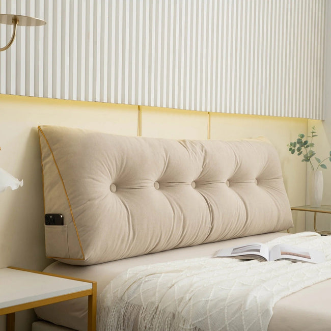 Kirkham Bed Wedge Pillow Headboard Backrest Five Sizes