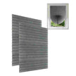 Danby Stick On Blinds No Drill Cut to Size Blackout