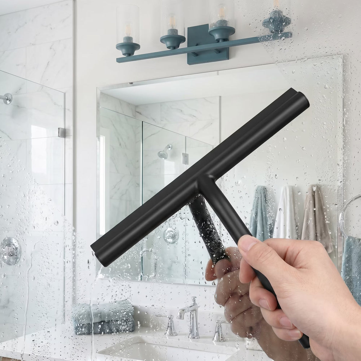 Snowshill Shower Squeegee Silicone Blade Glass Wiper