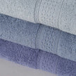 Settle Cotton Washcloth Set of 3 Diamond Dobby Trim
