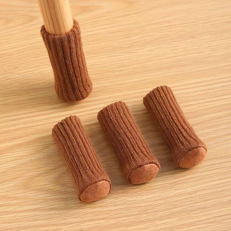 Beaulieu Knitted Chair Leg Socks Set of 16 Floor Protectors