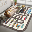 Porlock Kids Play Mat Rug Road and Parking Lot Design
