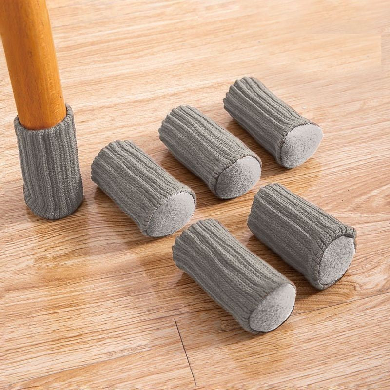 Beaulieu Knitted Chair Leg Socks Set of 16 Floor Protectors