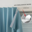 Keld Full Blackout Curtain Velcro Punch Free Sun Shield