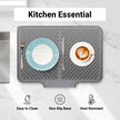 Southwold Silicone Dish Drying Mat Countertop Drain Pad