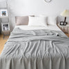 Broadway Cotton Waffle Blanket Lightweight Breathable Throw