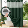 Staithes Waffle Weave Shower Curtain No Hook Snap In Liner