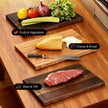 Padstow Book Shaped Chopping Board Set of 3 with Stand