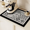 Topsham Retro Coffee Mat Absorbent Dish Drying Mat