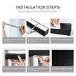 Danby Stick On Blinds No Drill Cut to Size Blackout