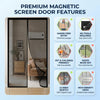 Orford Magnetic Fly Screen Door Mesh Curtain