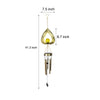 Bamburgh Heart Wind Chime Solar Light Hanging Garden Lamp