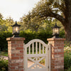 Wylam Vintage Lantern Pillar Light Solar or Hardwired