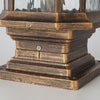 Wylam Vintage Lantern Pillar Light Solar or Hardwired