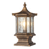 Wylam Vintage Lantern Pillar Light Solar or Hardwired