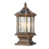 Wylam Vintage Lantern Pillar Light Solar or Hardwired
