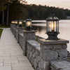 Wylam Vintage Lantern Pillar Light Solar or Hardwired