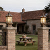 Wylam Vintage Lantern Pillar Light Solar or Hardwired