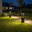 Hebden LED Bollard Light Black Die-Cast Four Heights IP54