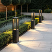 Hebden LED Bollard Light Black Die-Cast Four Heights IP54