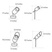 Fowey Adjustable LED Garden Spotlight Spike or Base Mount