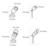 Fowey Adjustable LED Garden Spotlight Spike or Base Mount