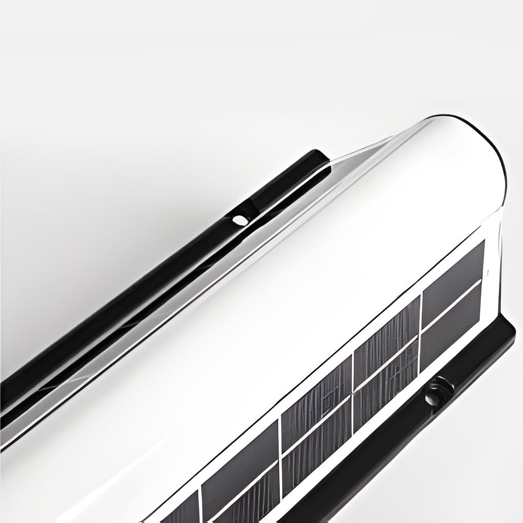 Ovington Solar Linear Wall Light Black Wire Free