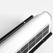 Ovington Solar Linear Wall Light Black Wire Free