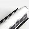 Ovington Solar Linear Wall Light Black Wire Free