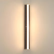 Ovington Solar Linear Wall Light Black Wire Free