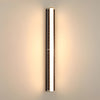 Ovington Solar Linear Wall Light Black Wire Free