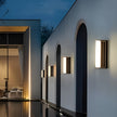 Ovington Solar Linear Wall Light Black Wire Free