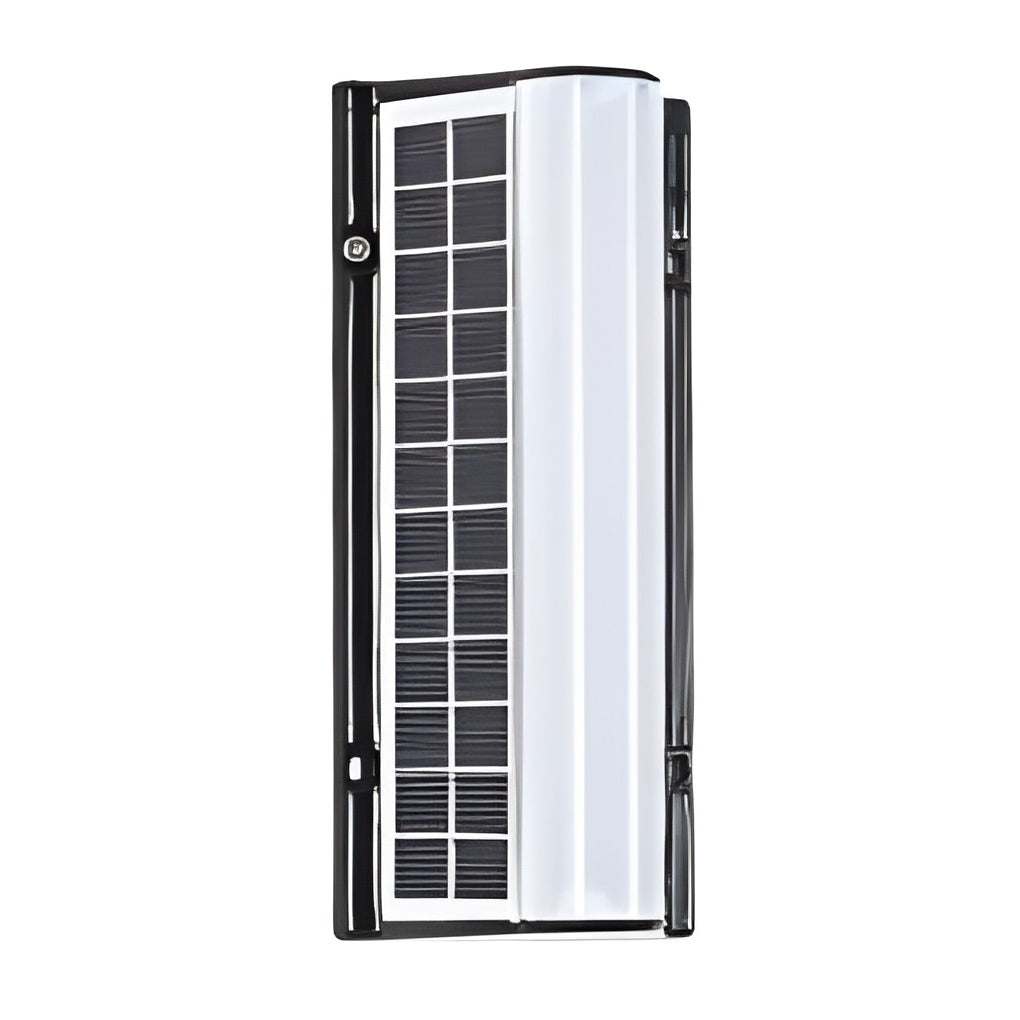 Ovington Solar Linear Wall Light Black Wire Free