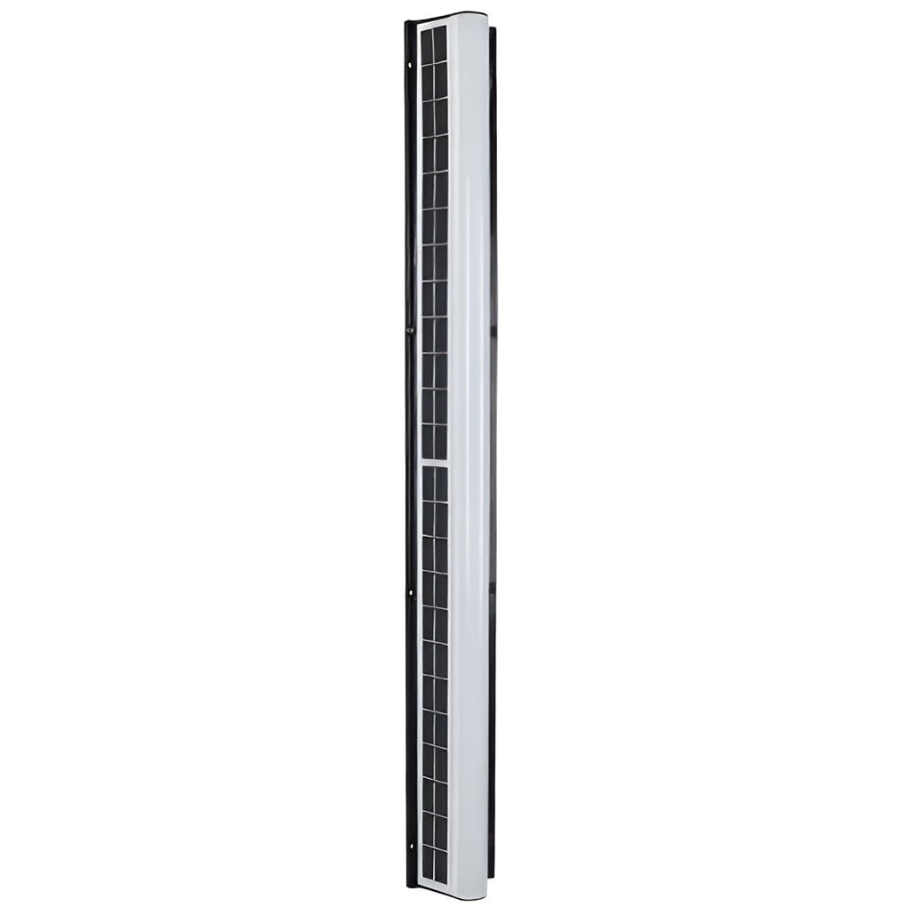 Ovington Solar Linear Wall Light Black Wire Free