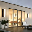 Ovington Solar Linear Wall Light Black Wire Free
